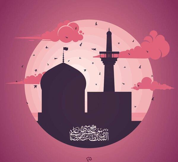 عکس وکتور حرم امام رضا