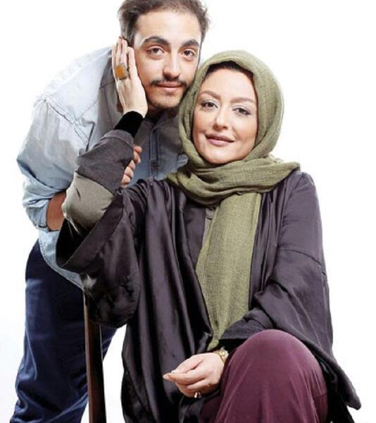 عکس شقایق فراهانی و پسرش