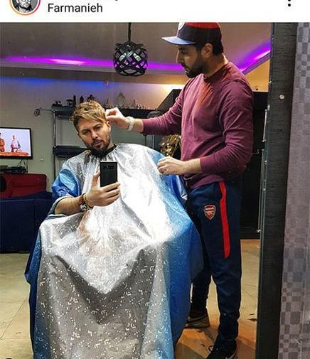 عکس دانیال عبادی و پدرش