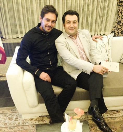 عکس دانیال عبادی و پدرش