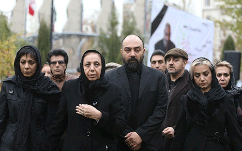 عکس انوشیروان ارجمند و خانواده