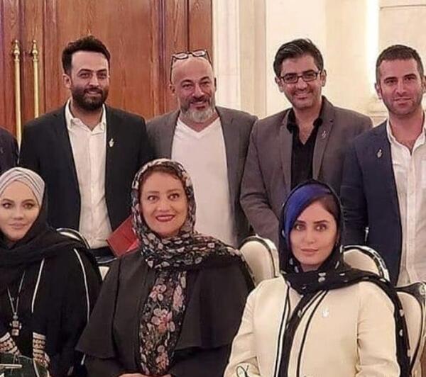 عکس الناز شاکردوست در جشن حافظ