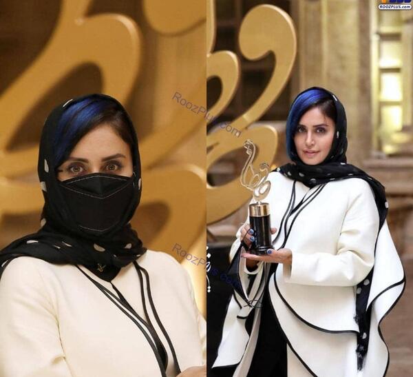 عکس الناز شاکردوست در جشن حافظ