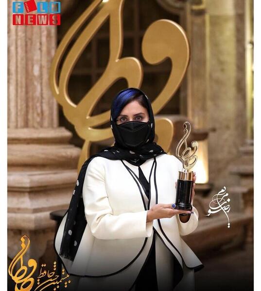 عکس الناز شاکردوست در جشن حافظ
