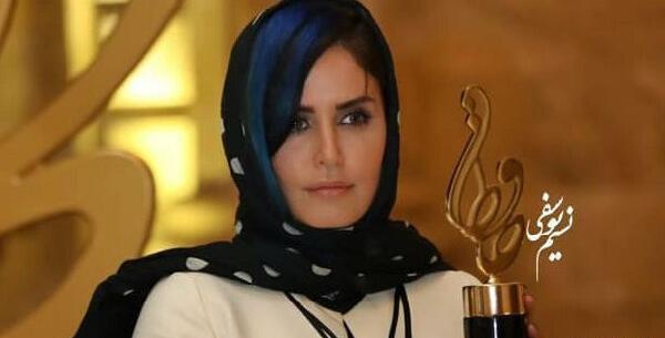 عکس الناز شاکردوست در جشن حافظ