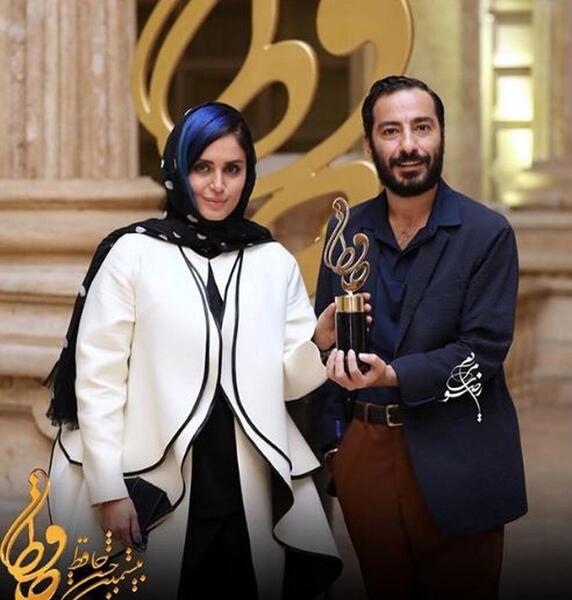 عکس الناز شاکردوست در جشن حافظ