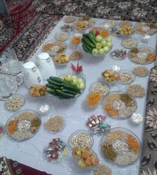 عکس سفره عید قربان