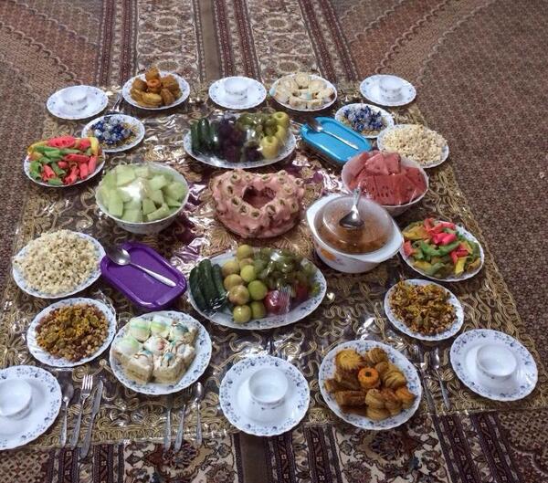 عکس سفره عید قربان