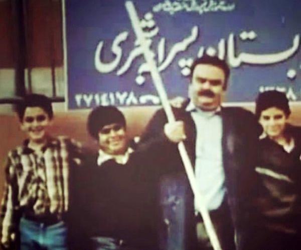 عکس قدیمی از اکبر عبدی