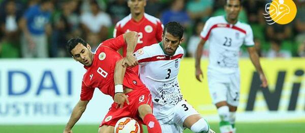عکس پرچم عربستان در بازی ایران و بحرین