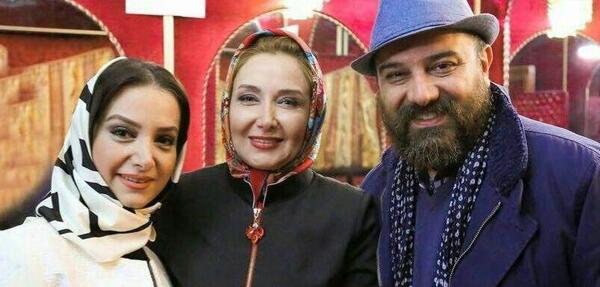 عکس برزو ارجمند با خانواده