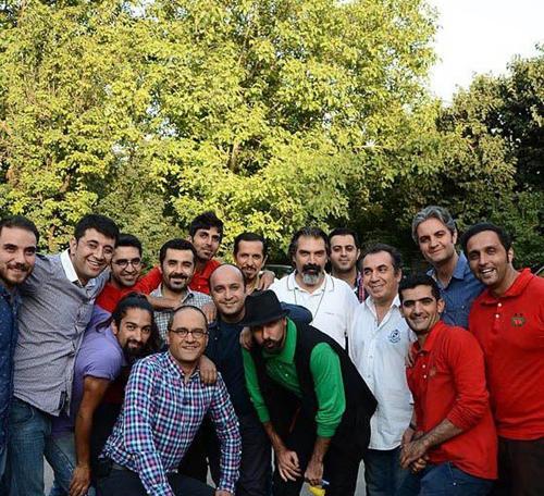 عکسهای رامبد جوان در پشت صحنه خندوانه