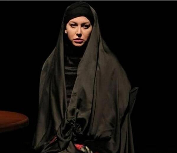 عکس فریبا نادری با چادر