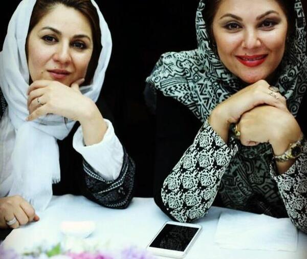 عکس ستاره اسکندری و خواهرش