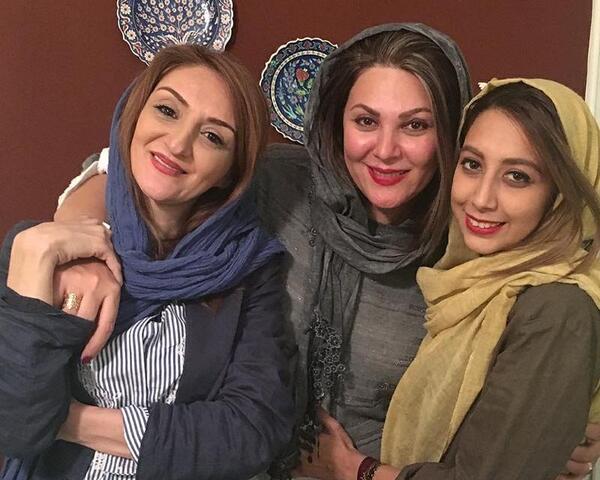 عکس ستاره اسکندری و خواهرش