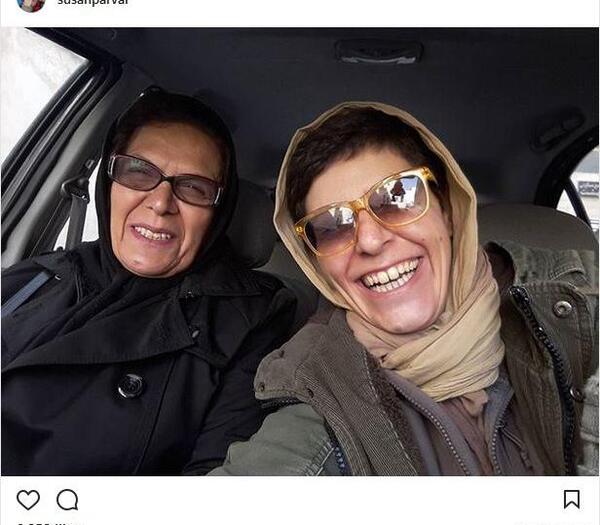 عکس پدر و مادر سوسن پرور