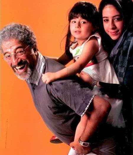 عکس علیرضا خمسه و دخترش