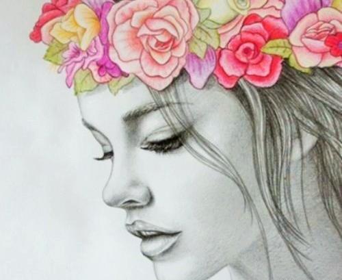 عکس نقاشی دختر خاص