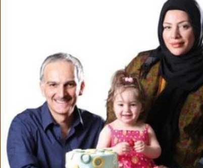 عکس بیژن بنفشه خواه با همسرش