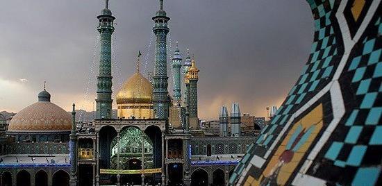 عکس با کیفیت ضریح حضرت معصومه