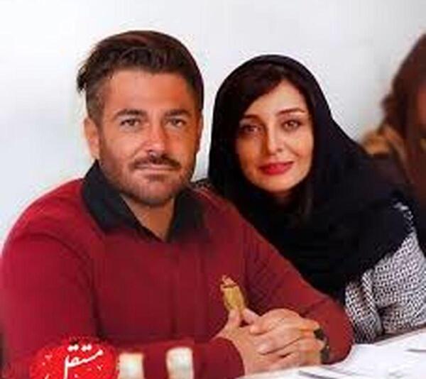 عکس ساره بیات و همسر