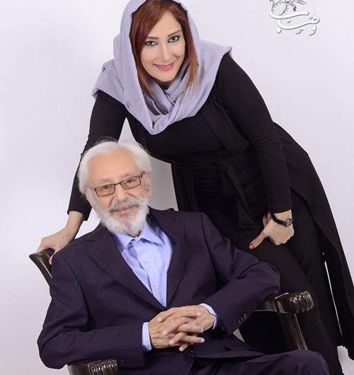 عکس سیما مطلبی و همسرش