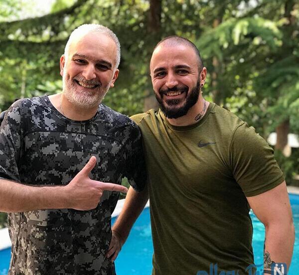 عکس جوانی رضا بنفشه خواه