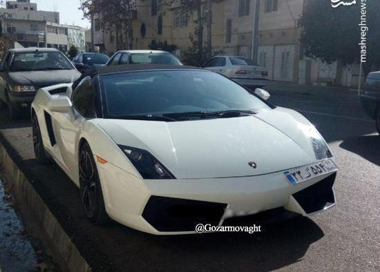 عکس لامبورگینی خراب
