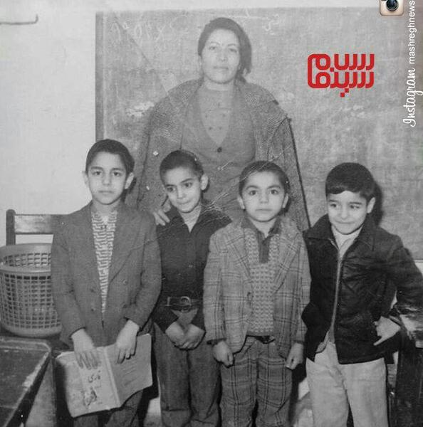 عکس کودکی سیامک انصاری