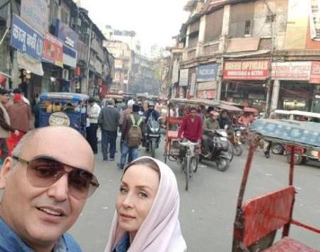 عکس عروسی حدیث فولادوند و همسرش