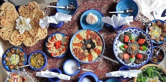 عکس سفره رنگی
