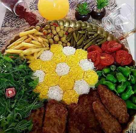 عکس سفره رنگی