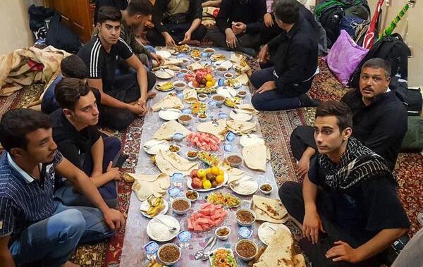 عکس سفره رنگی