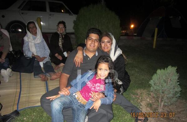 عکس سید علی طباطبایی با همسرش