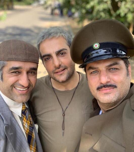 عکس سام درخشانی و پژمان جمشیدی