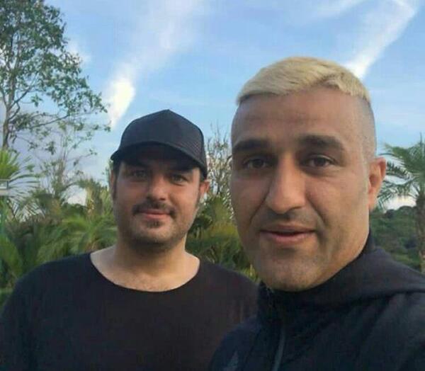 عکس سام درخشانی و پژمان جمشیدی