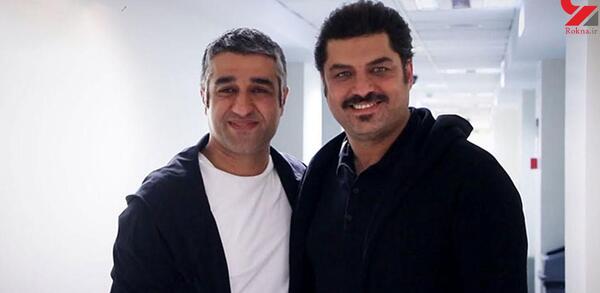 عکس سام درخشانی و پژمان جمشیدی