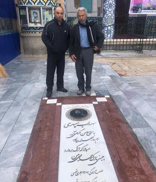 عکس پدر سام قریبیان