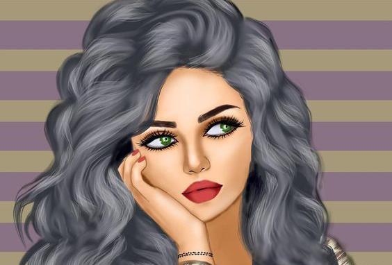 عکس پروفایل دخترانه کارتونی زیبا