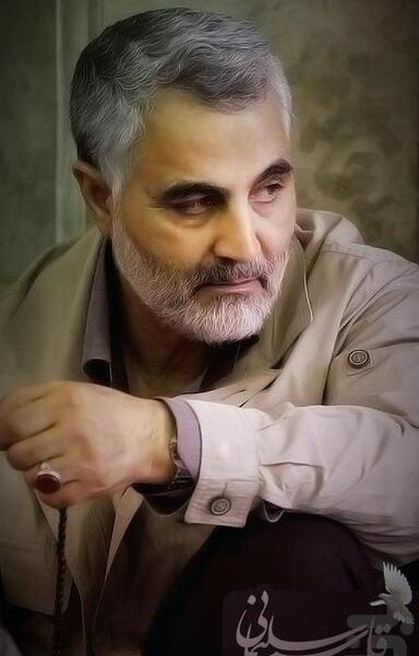 عکس سردار سلیمانی برای صفحه موبایل