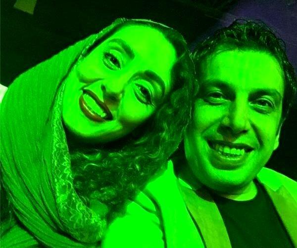 عکس عباس جمشیدی فر و همسر