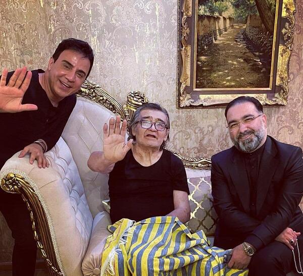 عکس رضا رویگری و عمو پورنگ