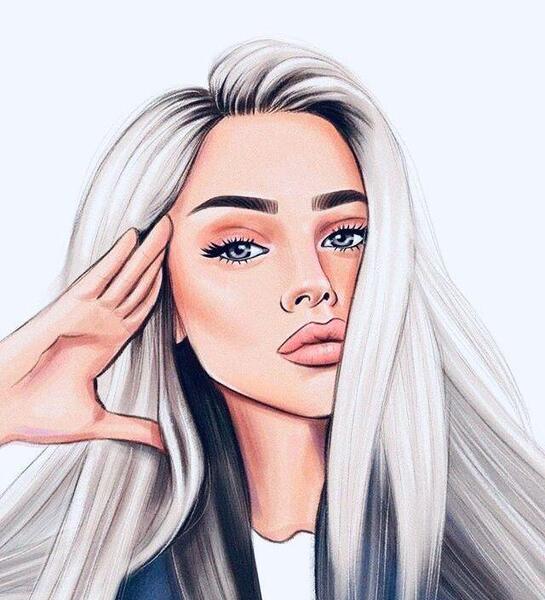 عکس نقاشی دخترانه جذاب