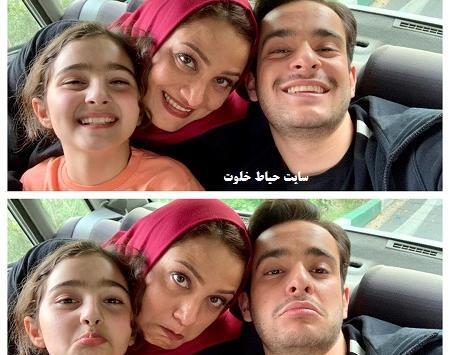 عکس شبنم مقدمی و دخترش