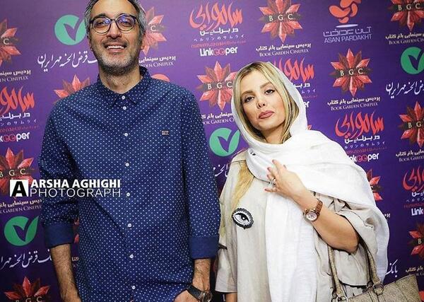 عکس امیرمهدی ژوله و همسرش