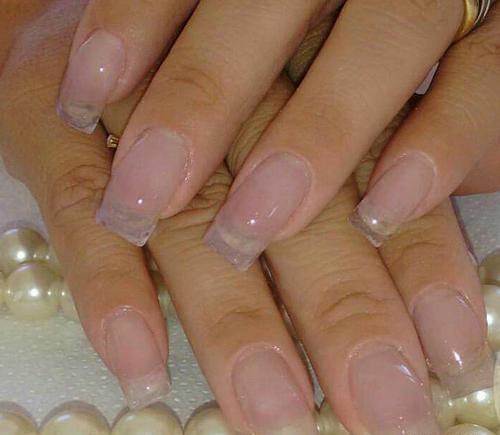 عکس کاشت ناخن شیشه ای
