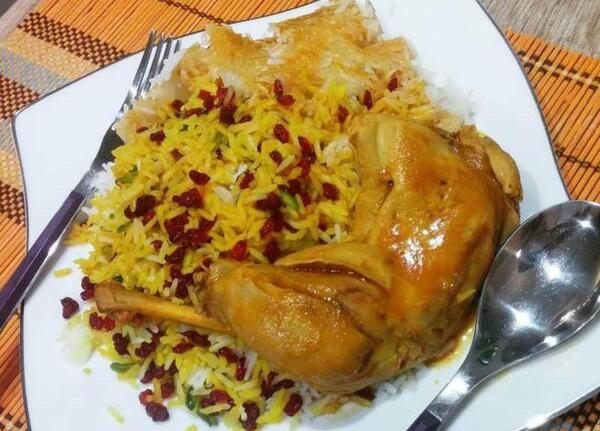 عکس زرشک پلوی خانگی