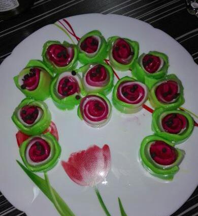 عکس ژله طرح هندوانه