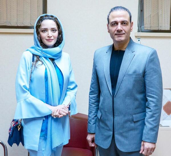 عکس بهنوش طباطبایی و همسرش