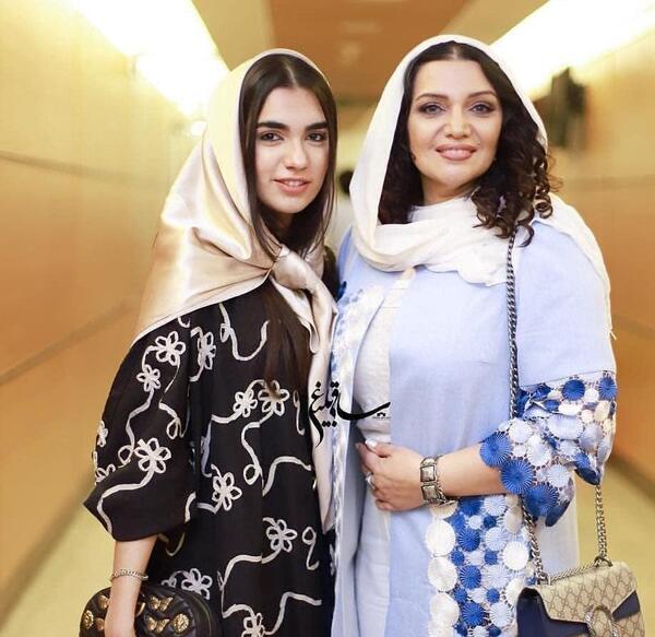عکس الهام پاوه نژاد و همسرش